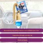 Autós légfrissítő palackban zsinórral és fa kupakkal, Aroma New Car, 8 ml - Kép 4