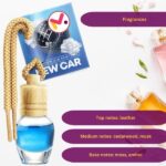 Autós légfrissítő palackban zsinórral és fa kupakkal, Aroma New Car, 8 ml - Kép 5