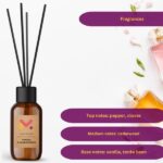 Szobai légfrissítő pálcikákkal, 125 ml, vanília és szantálfa aroma - Kép 5