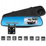 Hátsó tükör tolatókamerával, Full HD, 4,3" LCD, mozgás- vagy ütésérzékelés, hangrögzítés, betekintési szög: 170° - Kép 4