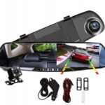 Hátsó tükör tolatókamerával, Full HD, 4,3" LCD, mozgás- vagy ütésérzékelés, hangrögzítés, betekintési szög: 170° - Kép 8