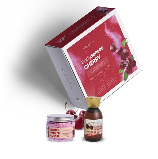 Ápoló csomag, Cherry Shower Mousse és cseresznye olaj