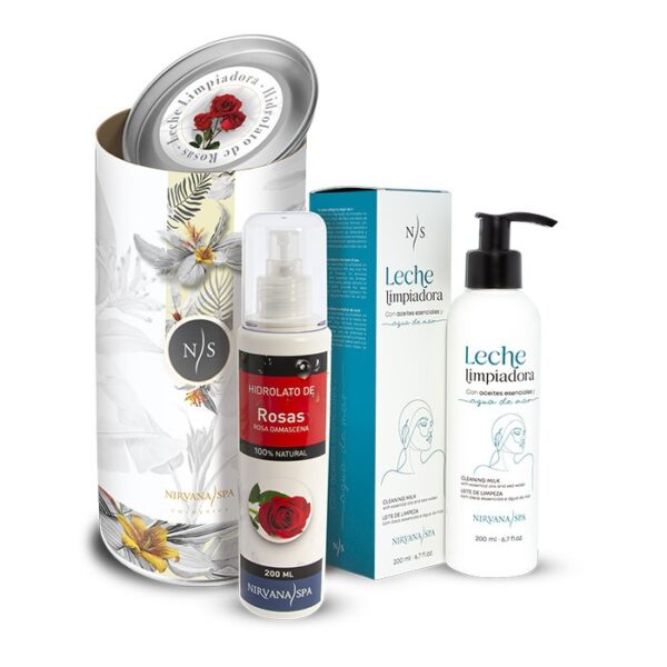 Arcápoló csomag, Tisztító tej 200 ml + Rózsa hidroszol 200 ml