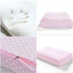 Memoryfoam ortopéd párna, perforált modell, 49 x 28 x 9 cm, rózsaszín - Kép 6