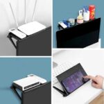 2 db-os készlet, Állítható tárolópolc TV-hez vagy LCD monitorokhoz, maximum 4 kg, 30 x 11 x 3 cm, fekete - Kép 2