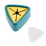 5 db öntapadó vízálló tartó készlet Push Free rendszerrel konyhai vagy fürdőszobai törölközők tárolására, falra szerelhető, 5 x 2,3 cm, zöld - Kép 2