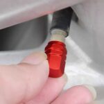 8 db hatszögletű kupak autós szelephez, alumínium ötvözet, hosszúság 1,8 cm, piros - Kép 8