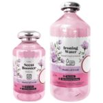 Koncentrált parfümkészlet ruhamosáshoz, 250 ml és illatosított víz vasaláshoz, 1 l, tiszta, friss