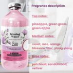 Koncentrált parfümkészlet ruhamosáshoz, 250 ml és illatosított víz vasaláshoz, 1 l, tiszta, friss - Kép 5