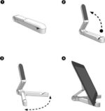 Univerzális támogatás 10" fekete, 18,4 x 2,3 x 3,2 cm-es táblagépekhez - Kép 9