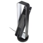 Toronyventilátor távirányítóval, kerámia, LCD kijelző, távirányító, 10-35°C, 2 fűtési fokozat, 2200 W, 72 cm, fekete - Kép 6