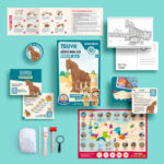 Arkerobox - Régészeti oktatási és puzzle készlet 3D, ókori Görögország, trójai faló - Kép 6