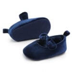 Baby Velvet Ballet Flats Drool (Szín: kék, Méret: 6-12 hónap) - Kép 6