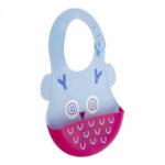 BabyJem Soft Baby Bib szilikon vállpántos (Szín: szürke) - Kép 2