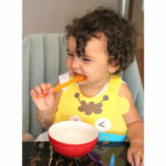 BabyJem Soft Baby Bib szilikon vállpántos (Szín: szürke) - Kép 5