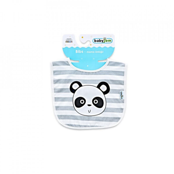 BabyJem Baby Bib (Szín: szürke)