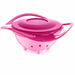 BabyJem Amazing Bowl fedéllel és 360 fokos forgatással (Szín: Pink) - Kép 3