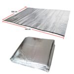 Autó hangszigetelő anyag alumínium réteggel, mérete 140cm x 100cm x 6mm