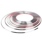 Öntapadó dísztekercs 8mm x 15m Chrome Silver színben - Kép 2
