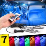 UnderCar LED/RGB lámpák külső-belső távirányítóval, 22cm