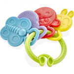 Csörgő fogak BabyJem Teether Fogak fogai játék (szín: lila) - Kép 3