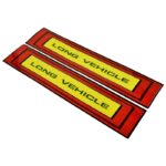 Fényvisszaverő matrica készlet teherautóhoz " LONG VEHICLE " 50 x 10cm