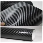 Carbon 5D autófólia, feketére lakkozott, 3m x 1,52m, OEM - Kép 2