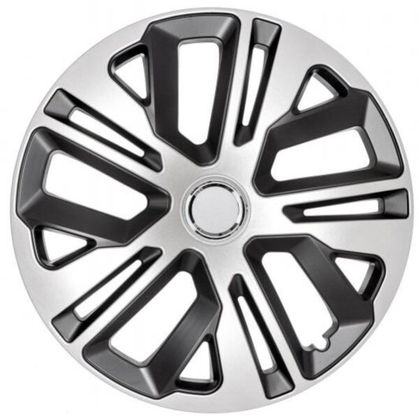 4 puska -készlet -modell kerékfedelek, 14 hüvelyk, krómozott gyűrűvel