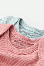 Set 2 Baby Unisex test test bio és modális menta/rózsa, babycosy (méret: 6-9 hónap) - Kép 4