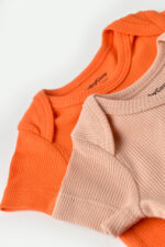 2 Baby Unisex szerves és modális pamut-szúrós/őszibarack, BabyCosy (méret: 3-6 hónap) halmaza. - Kép 4