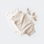 2 test halmaza csecsemőhüvely nélkül -100% organikus pamut -golyó golyóval, babycosy (méret: 9-12 hónap)