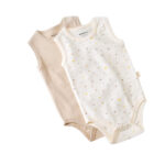 Állítsa be 2 test nélküli test test unisex -100% organikus pamut -secru golyókkal, babycosy (méret: 12-18 hónap) - Kép 2
