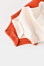 2 test nélküli test test nélküli test unisex -100% organikus pamut -scortisoara/ecru, babycosy (méret: 12-18 hónap) - Kép 4