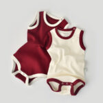 Állítson be 2 testet ujja nélkül, a Ribana Baby Unisex Organic Cotton és 5%elasztán-CRU/Bordo BabyCosy (méret: 18-24 hónap)