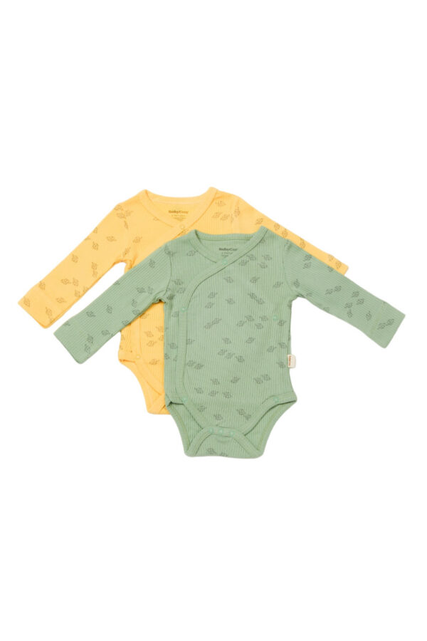 Set 2 test töltött nyomtatott, babycosy, 50% modális+50% pamut, citrom/zöld (méret: 0-3 hónap)