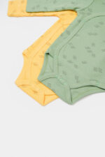 Set 2 test töltött nyomtatott, babycosy, 50% modális+50% pamut, citrom/zöld (méret: 0-3 hónap) - Kép 5