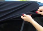 Set 2 bucati parasolar auto BabyJem napernyő tok (modell: 47x107 cm) - Kép 5
