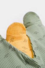 Állítson be 2 nadrágot botosei nyomtatással, babycosy, 50% modális+50% pamut, citrom/zöld (méret: 0-3 hónap) - Kép 4