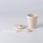 Miniware Little Foodie bébiétel diverzifikációs készlet, 100% biológiailag lebomló természetes anyagokból, 6 db, Vanília + Vattacukor - Kép 8