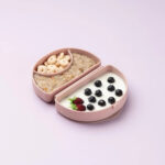 Miniware Sili Mini GO bébiétel diverzifikációs készlet, 100% biológiailag lebomló természetes anyagok, 3 db, rózsaszín antioxidáns - Kép 4