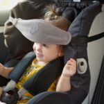 BabyJem heveder autósülés fejtámasz (szín: rózsaszín)