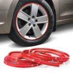 Védőgyűrűk és dekorációs felnik, ragasztók, rugalmas műanyag - RED