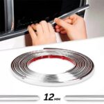 Öntapadó dísztekercs 12mm x 15m Chrome Silver színben